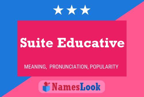 Suite Educative Name Poster