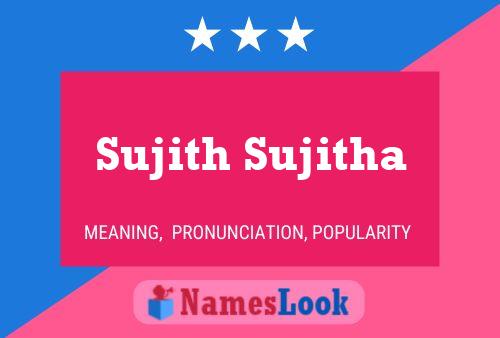 Sujith Sujitha Name Poster