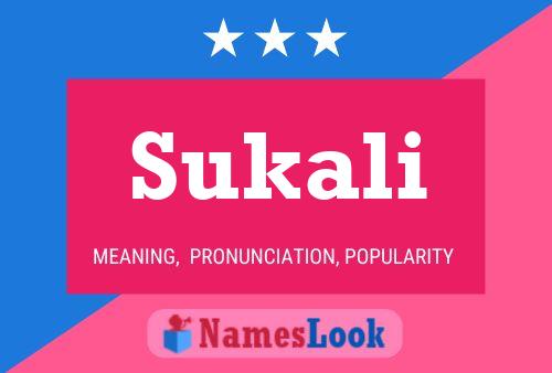 Sukali Name Poster