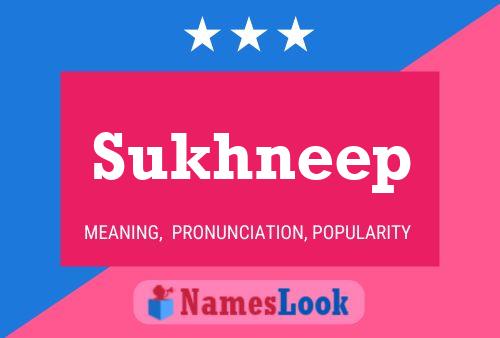 Sukhneep Name Poster