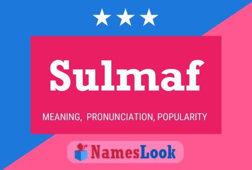 Sulmaf Name Poster