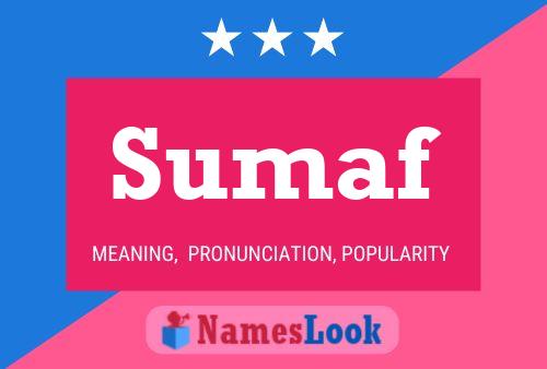 Sumaf Name Poster