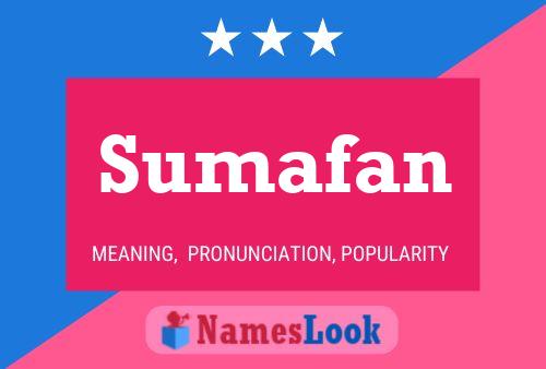 Sumafan Name Poster