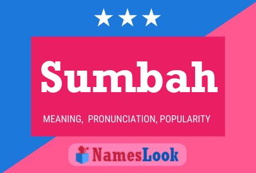 Sumbah Name Poster