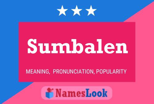 Sumbalen Name Poster