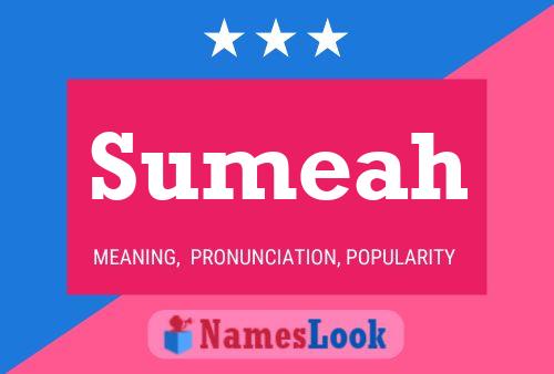 Sumeah Name Poster