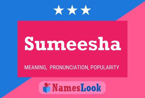 Sumeesha Name Poster