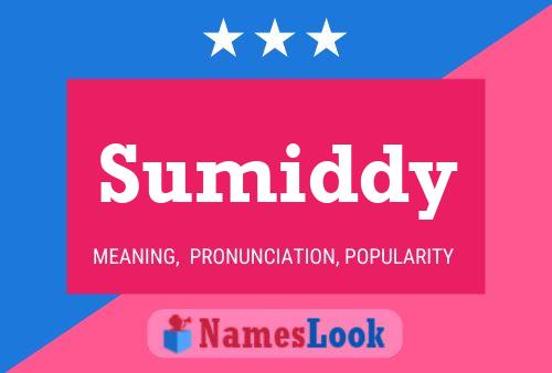 Sumiddy Name Poster