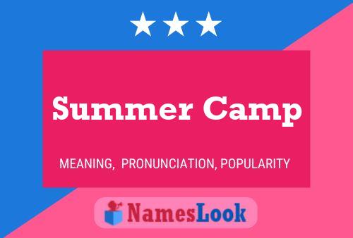 Summer Camp Name Poster