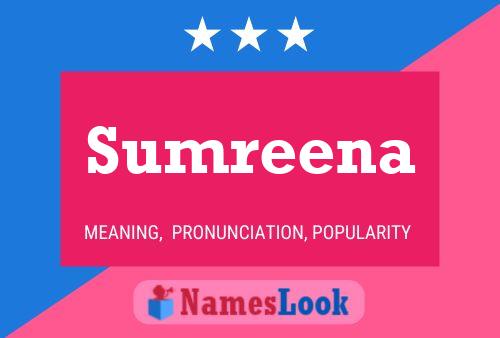 Sumreena Name Poster