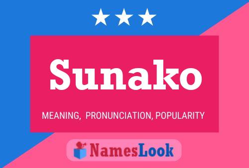 Sunako Name Poster