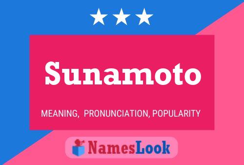 Sunamoto Name Poster