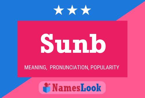 Sunb Name Poster