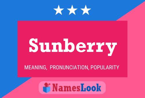 Sunberry Name Poster