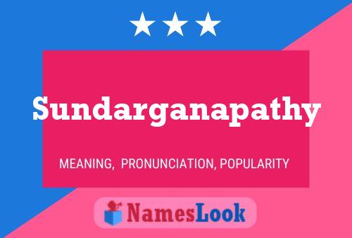 Sundarganapathy Name Poster