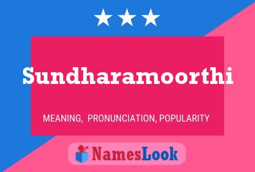 Sundharamoorthi Name Poster