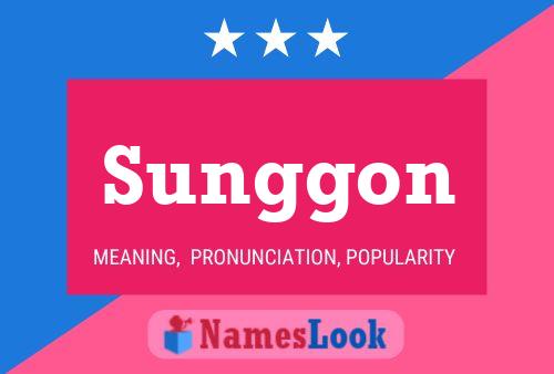 Sunggon Name Poster