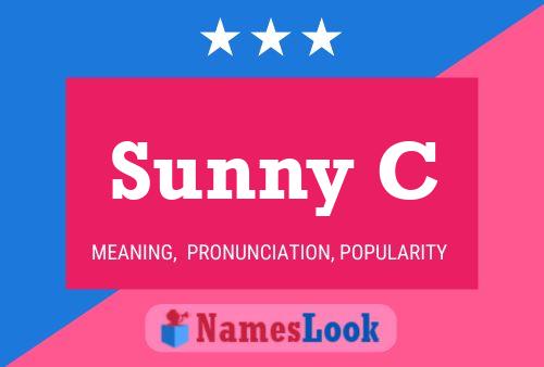 Sunny C Name Poster