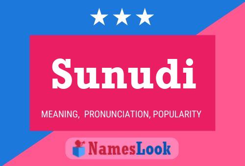 Sunudi Name Poster