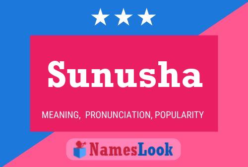 Sunusha Name Poster