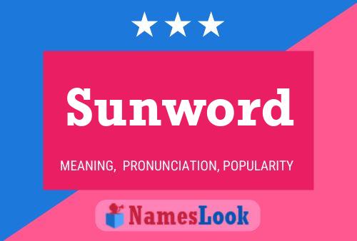 Sunword Name Poster