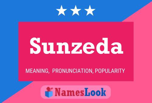 Sunzeda Name Poster