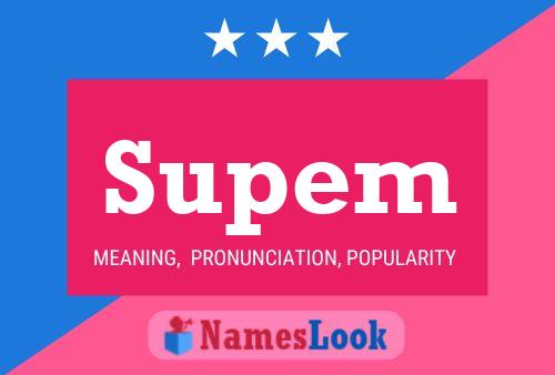 Supem Name Poster