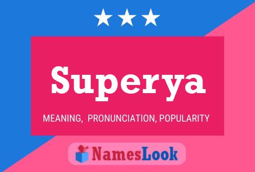 Superya Name Poster