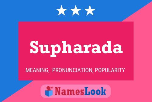 Supharada Name Poster