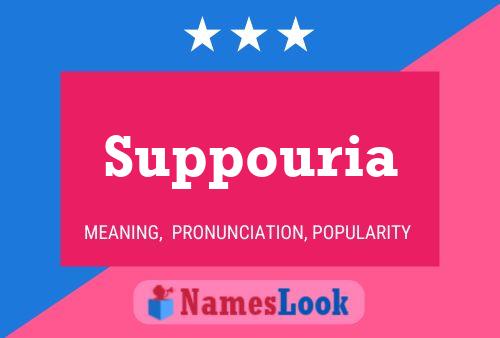 Suppouria Name Poster