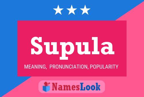 Supula Name Poster