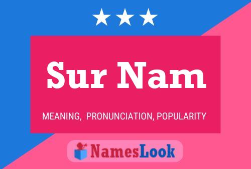 Sur Nam Name Poster