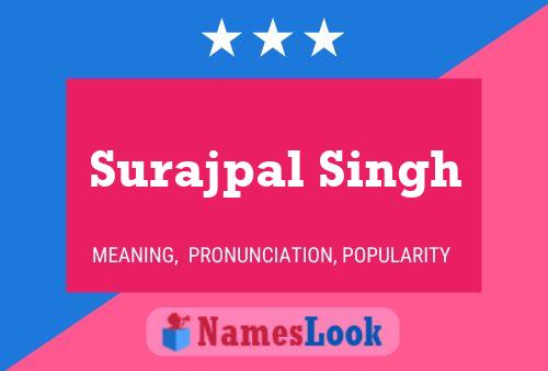 Surajpal Singh Name Poster