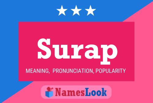 Surap Name Poster