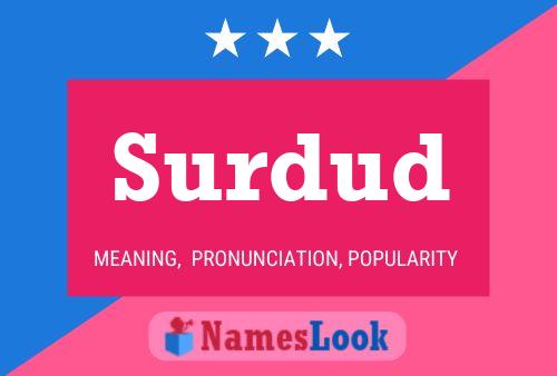 Surdud Name Poster