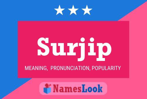 Surjip Name Poster