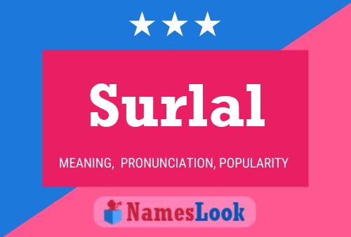 Surlal Name Poster