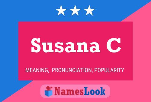 Susana C Name Poster