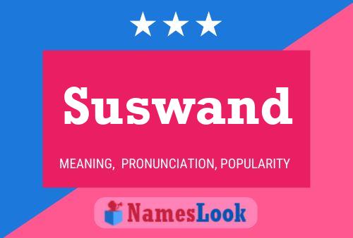 Suswand Name Poster