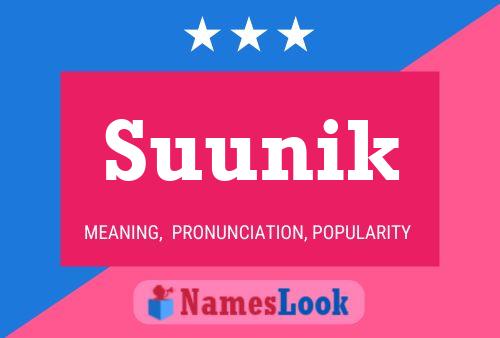 Suunik Name Poster