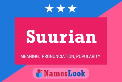 Suurian Name Poster