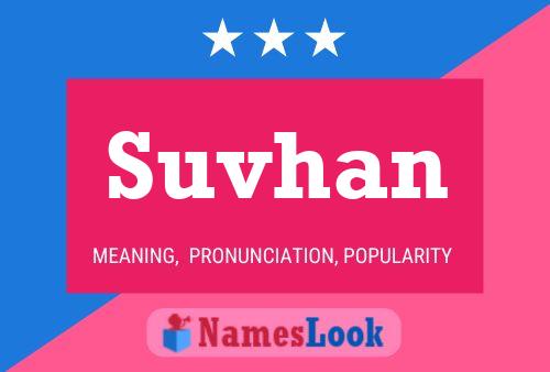 Suvhan Name Poster