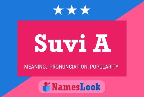 Suvi A Name Poster