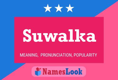 Suwalka Name Poster