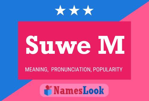 Suwe M Name Poster