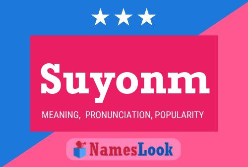 Suyonm Name Poster