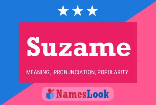 Suzame Name Poster