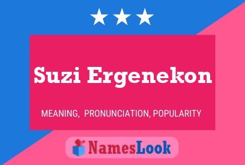 Suzi Ergenekon Name Poster