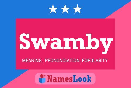 Swamby Name Poster