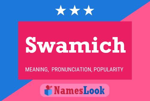 Swamich Name Poster